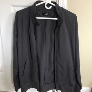 Alphalete Premium Track Jacket Grey